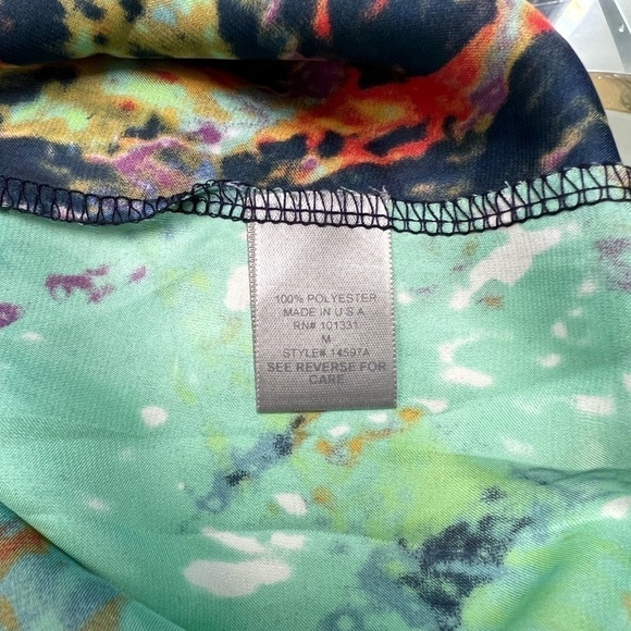 CHARLOTTE Russe Watercolor Print Dress Medium M - Picture 5 of 5